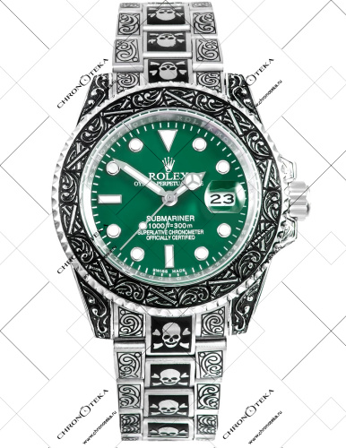 Submariner skull green